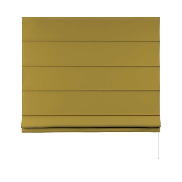 Жълта римска щора 170x100 cm Posh Velvet - Yellow Tipi-image-3