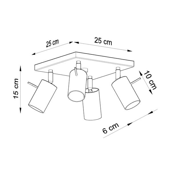 Черна светлина за таван Etna - Sollux-image-4