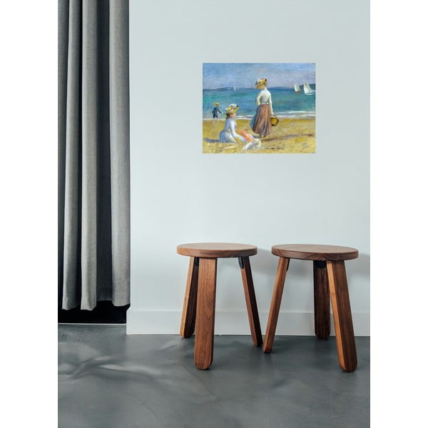 Репродукция на картина на Огюст Реноар - , 50 x 40 cm Figures on the Beach - Fedkolor-image-1