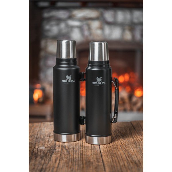 Черен термос от неръждаема стомана 1 l Legendary Classic Black – Stanley-image-1