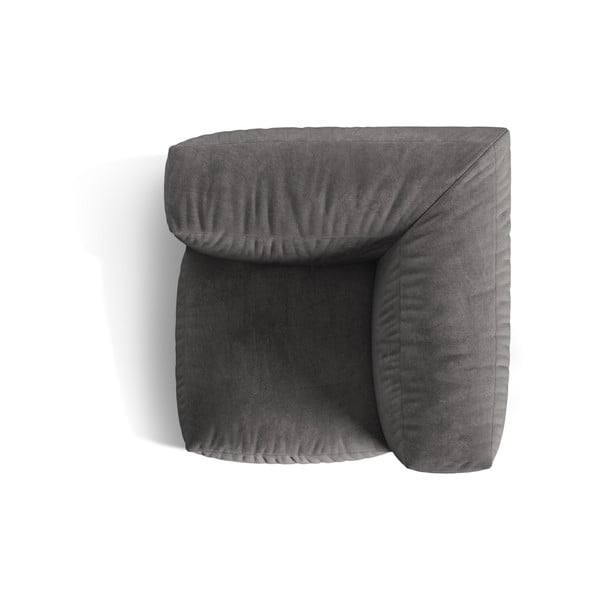 Сив кадифен модул за диван (променлив) Martina – Micadoni -image-3