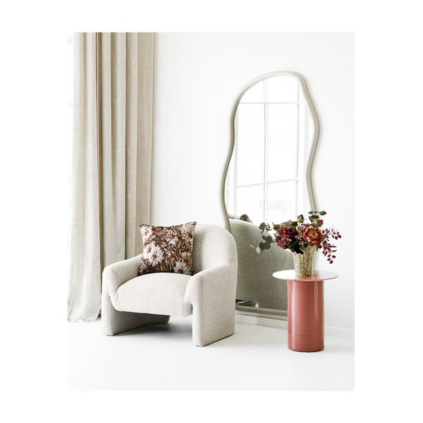 Стъклена кръгла странична масичка ø 45 cm Florens – House Nordic-image-2