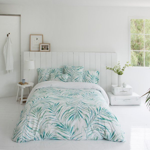 Комплект от 2 памучни калъфки за възглавници, 50 x 75 cm Baker Aqua - Marghett-image-3