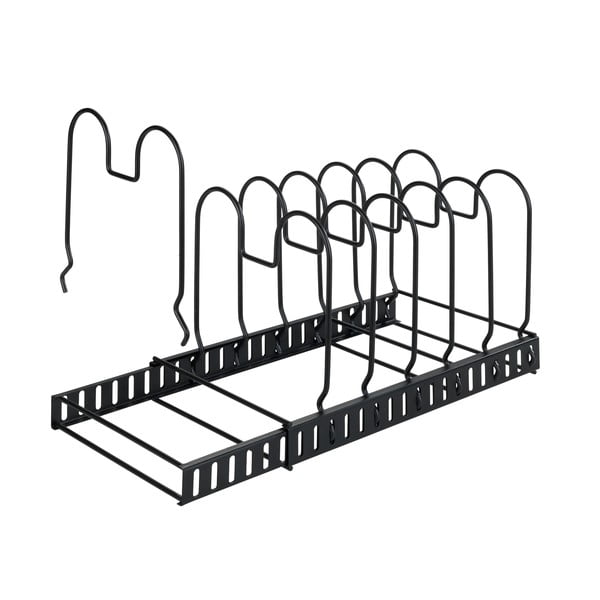 Черна стойка за кухненски прибори Basic - Wenko-image-4