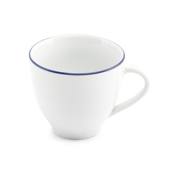 Бяла порцеланова чаша за капучино 200 ml Basic White – BonBistro-image-1