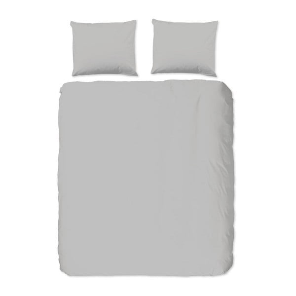 Светлосиво памучно спално бельо за двойно легло Versal, 200 x 220 cm Uni - Good Morning