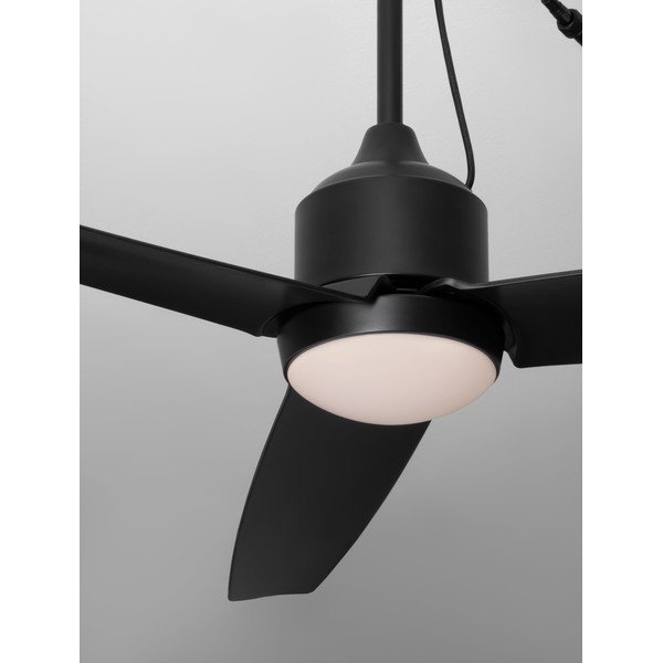 Матово черно метално LED затъмняващо се осветително тяло за таван Blowy – Nova Luce-image-2