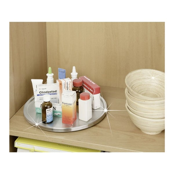 Органайзер от неръждаема стомана, ø 26,5 cm - Wenko Turn Uno-image-3