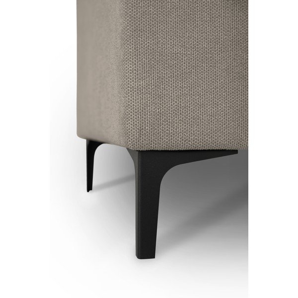 Светлокафяв шенилов ъглов диван (ляв ъгъл/U форма) Fabian – Scandic-image-4