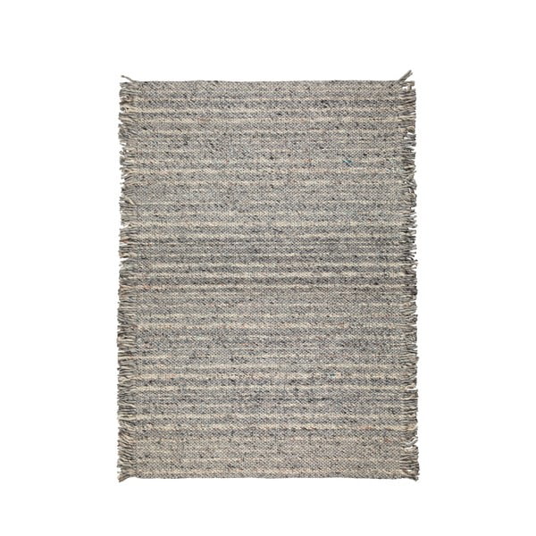 Сив вълнен килим , 170 x 240 cm Frills - Zuiver