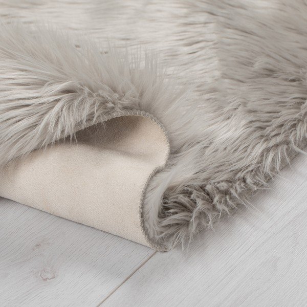 Сив килим , 160 x 230 cm Sheepskin - Flair Rugs-image-3