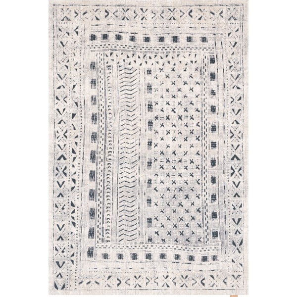 Бял вълнен килим 300x400 cm Masi – Agnella