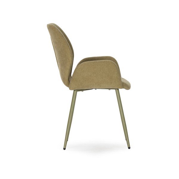 Зелени тапицирани трапезни столове в комплект 2 бр. Ansu – Marckeric-image-3