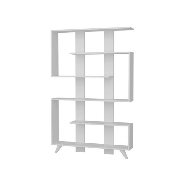 Бяла библиотека Rain - Woody Fashion-image-4