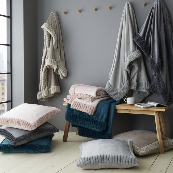 Deka 150x200 cm Velvet and Faux Fur – Catherine Lansfield-image-4