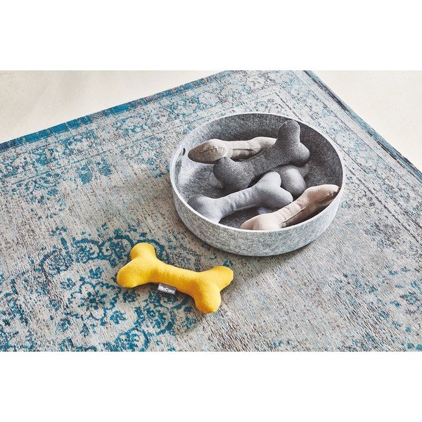 Текстилна кошница за съхранение ø 46x12 cm Cesto Concrete – MiaCara-image-1