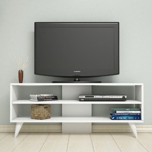Bílý TV stolek One-image-3