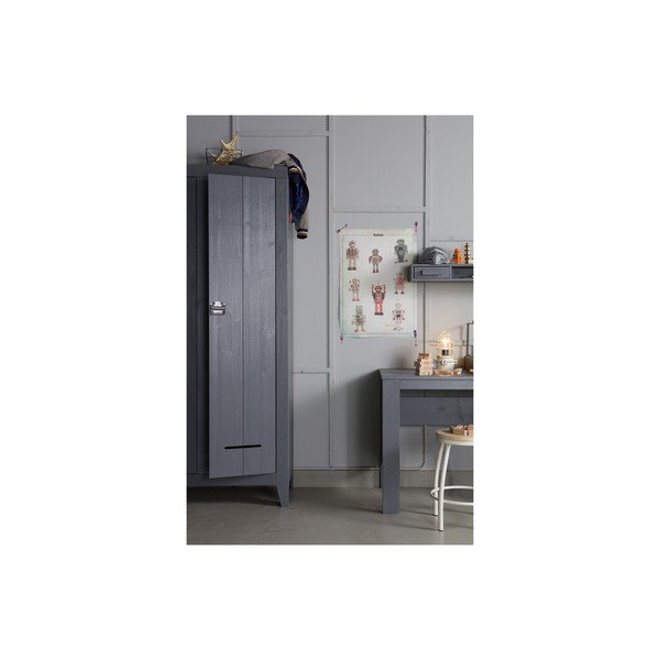 Сив гардероб от бор 95x190 cm Kluis - WOOOD-image-4