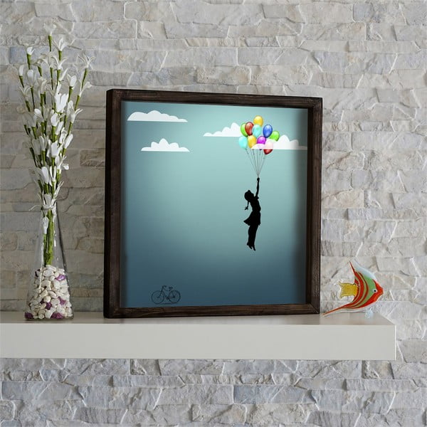 Картина за стена Балони, 34 x 34 cm - Evila Originals