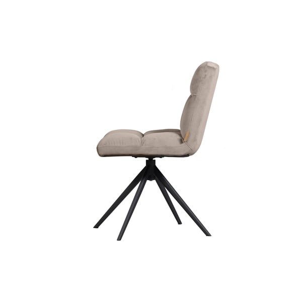 Бежов въртящ се трапезен стол Vinny - WOOOD-image-2