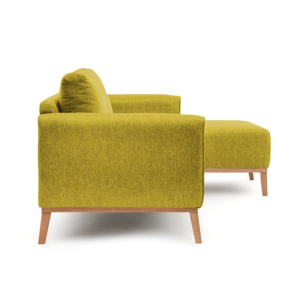 Limetkově zelená rohová pohovka Vivonita Milton, pravý roh-image-2