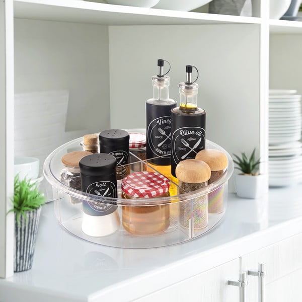 Въртящ се пластмасов органайзер за подправки ø 30 cm – Orion-image-1