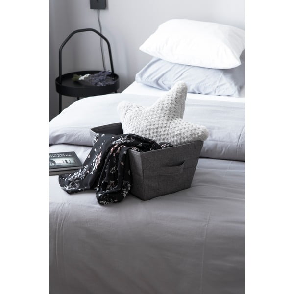 Сива кошница за съхранение Bigso Box of Sweden Tap, 26 x 19 cm-image-3