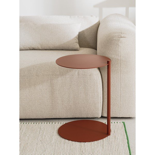 Стоманена кръгла странична масичка 41x40 cm Ande – noo.ma-image-4