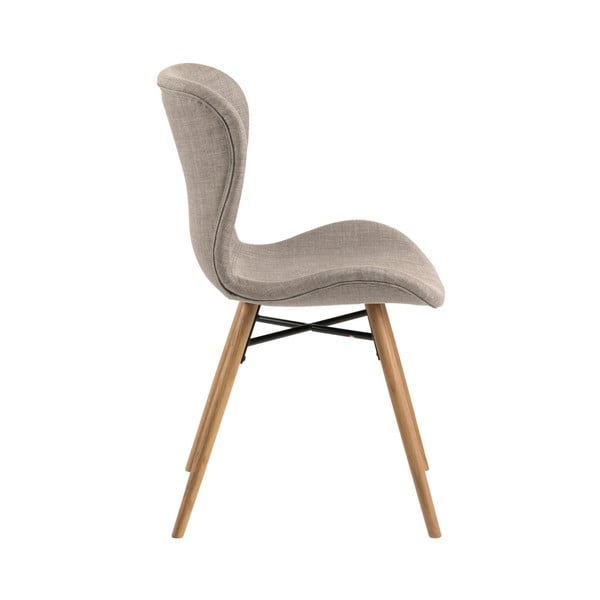 Комплект от 2 бежови трапезни стола Batilda - Actona-image-4