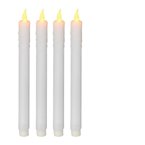 Комплект от 4 декоративни свещи, височина 28 cm - Naeve