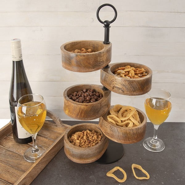 Дървен етажерка Mango - Orion-image-1