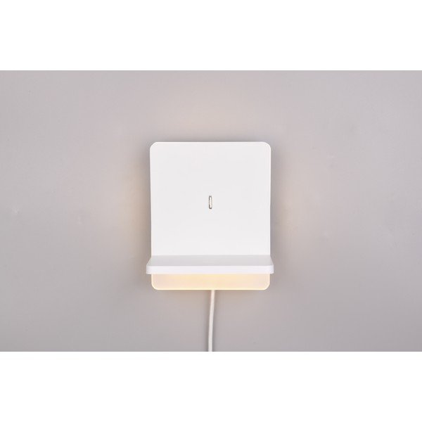 Бяла LED затъмняваща се стенна лампа Fairfield – Trio-image-3