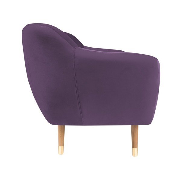 Диван от лилаво кадифе , 158 см Benito - Mazzini Sofas-image-3