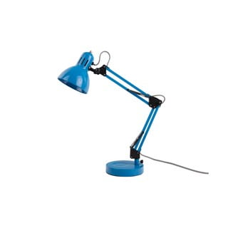 Светлосиня настолна лампа с метален абажур (височина 52 cm) Funky Hobby – Leitmotiv