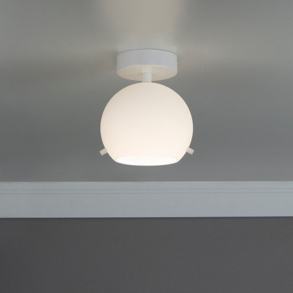 Бяла лампа за таван MYOO Matte, ø 15 cm Myoo - Sotto Luce-image-1