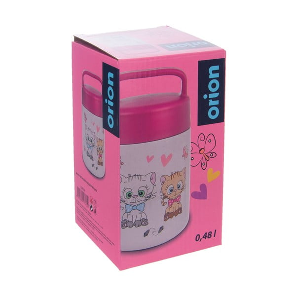 Термос за храна от неръждаема стомана Kittens, 480 ml - Orion-image-4