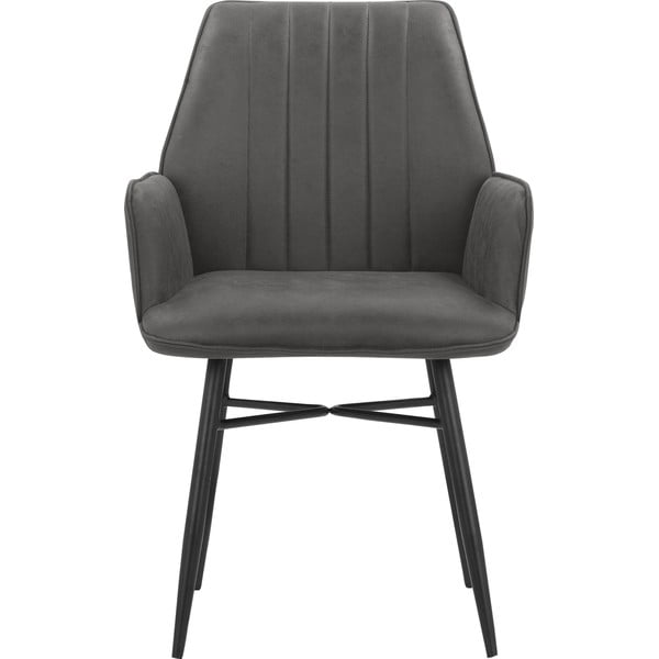 Антрацит трапезни столове в комплект от 2 бр. Anzo – Støraa-image-3