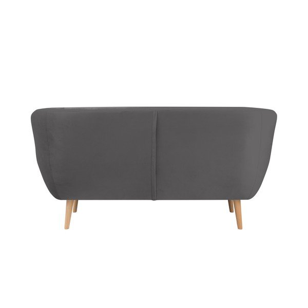 Šedá dvoumístná pohovka Mazzini Sofas Benito-image-1