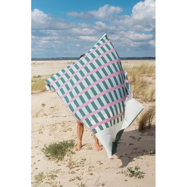 Зелено/розово одеяло 160x200 cm Onu – noo.ma-image-3