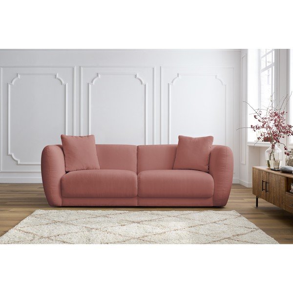 Розов диван 230 cm Bourbon - Bobochic Paris-image-1