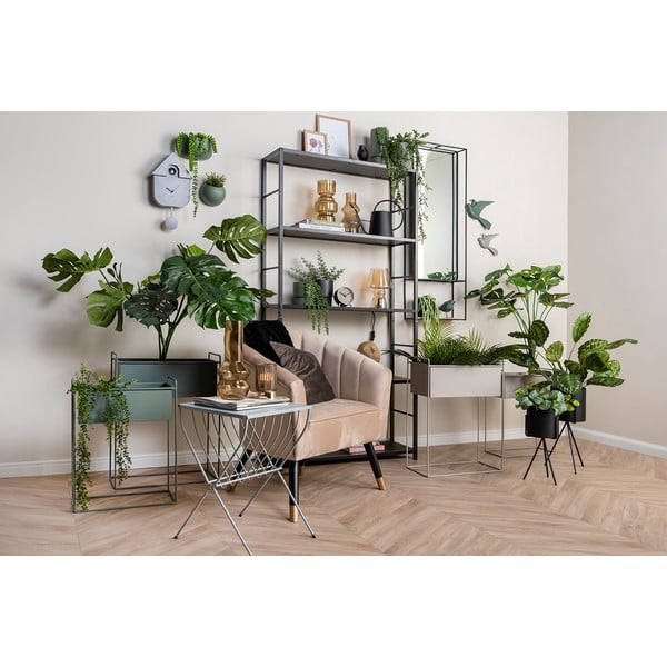 Сив стенен часовник с махало , 21,5 x 41,5 cm Modern Cuckoo - Karlsson-image-2