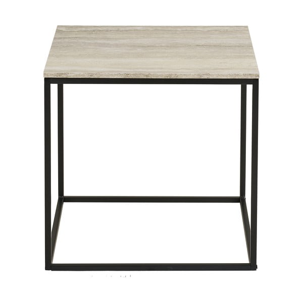 Странична масичка от декор от камък 45x45 cm Vita – House Nordic-image-2