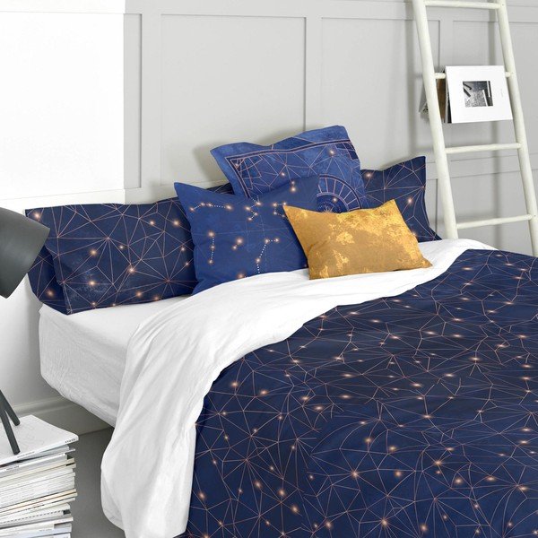 Памучна калъфка за възглавница Deep Blue, 60 x 60 cm Blanc - Blanc-image-1