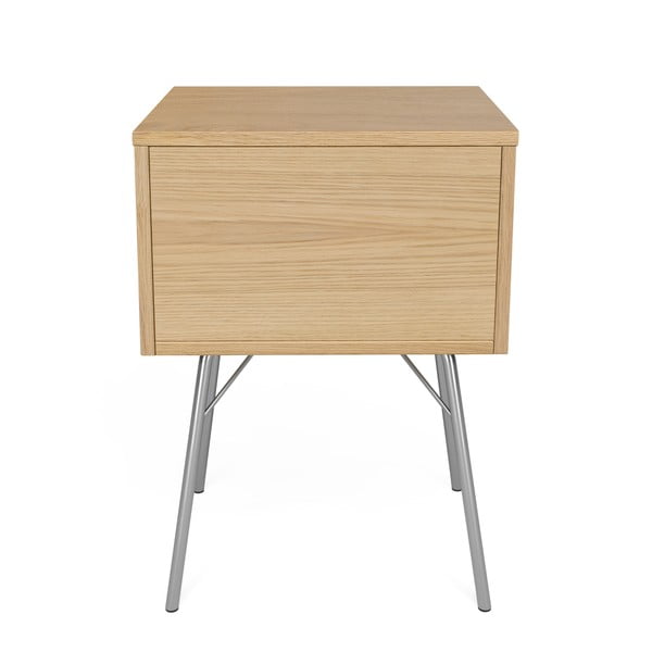 Нощно шкафче от дъб в естествен цвят Rayburn - Woodman-image-4