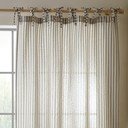 Сиво перде 140x183 cm Zanzibar Woven Stripe – Pineapple Elephant