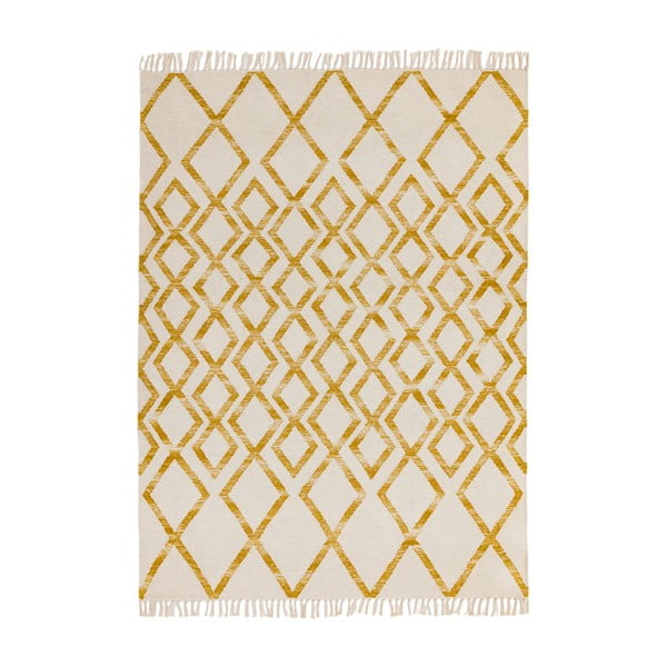 Бежов и жълт килим Диамант, 160 x 230 cm Hackney - Asiatic Carpets