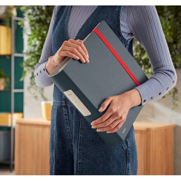 Сива папка с лост, A4 Cosy - Leitz-image-1