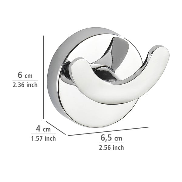 Самозадържаща се кука Vacuum-Loc Duo, товароносимост до 33 кг Capri - Wenko-image-4
