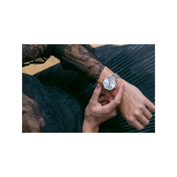 Hodinky s nerezovým řemínkem Annie Rosewood Elisabeth Silver-image-3