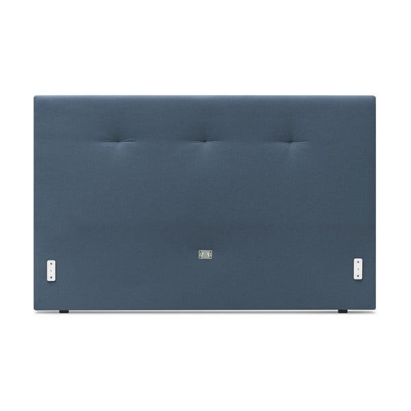 Синьо тапицирано двойно легло с решетка 160x200 cm Tory - Bobochic Paris-image-3